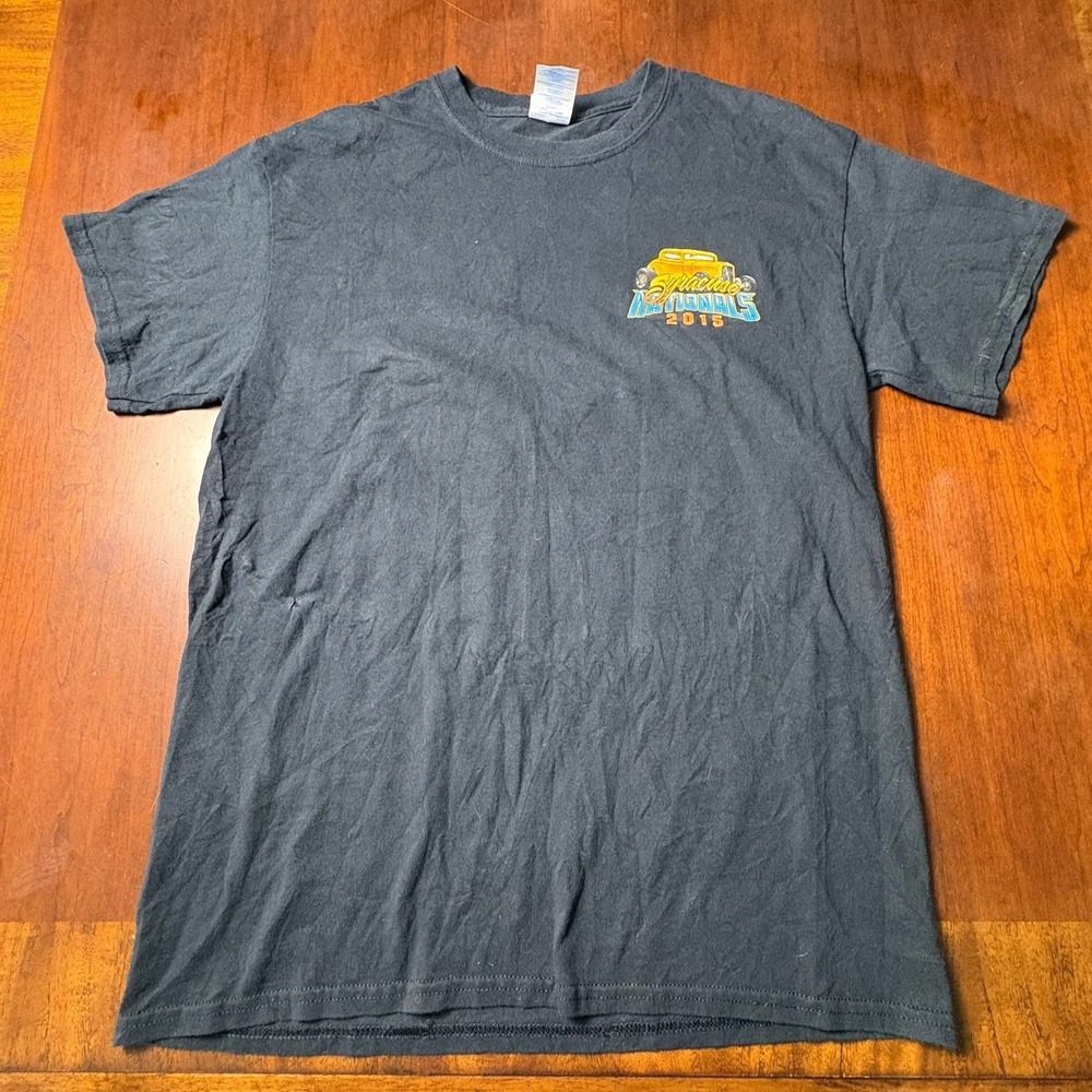 2015 Syracuse Nationals Hot Rod Car Show T-Shirt Size Medium
